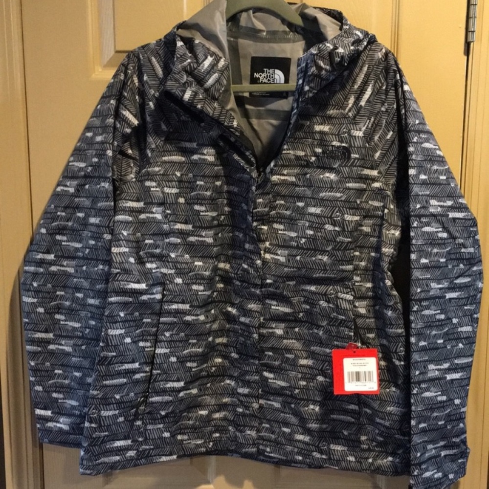 North Face rain jacket size L